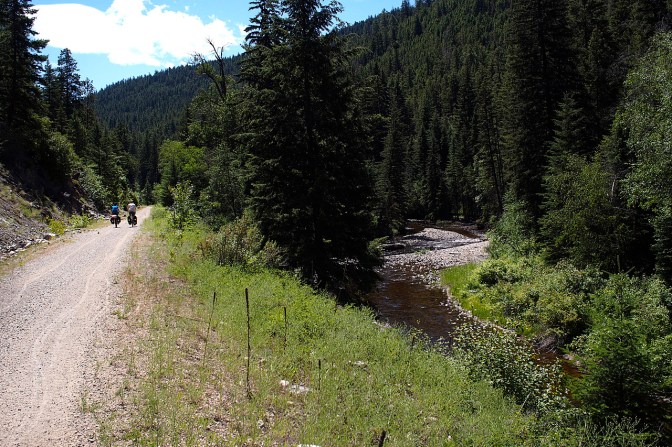 The Trout Creek Valley west of Summerland.