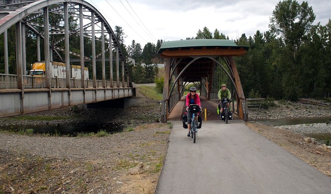 Crossing the bridge over the Tulameen River back into Princeton.