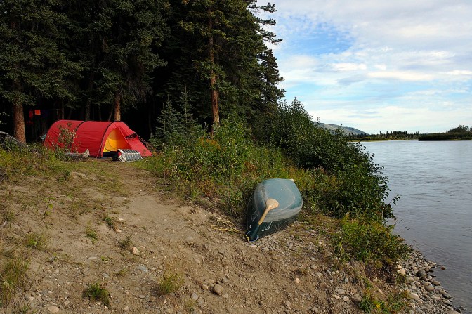 Blanshard's Woodyard camp near Hell's Gate.