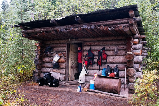 Cabin at the mouth of the White River.